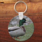 Drake Mallard Duck Sleutelhanger (Voorkant)