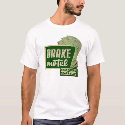 Drake Motel - Blijf waar de sterren blijven T-shirt (Voorkant)