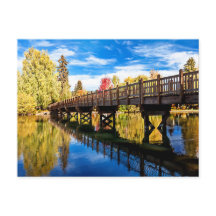 Drake Park Mirror Pond Bend Oregon Briefkaart