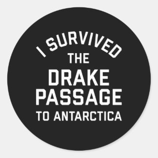Drake Passage Antarctica Ronde Sticker