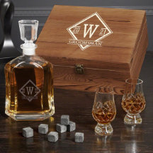 Drake Set met Glencairn Glasses & Whiskey Decanter