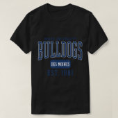 Drake University Bulldogs Est. Datum T-vertrek T-shirt (Design voorkant)