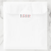 Drake-vergelijking Ronde Sticker (Tas)