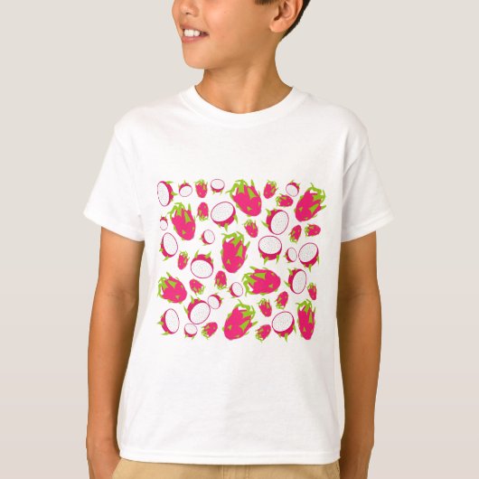 Drakefruit Patroon T-shirt (Voorkant)
