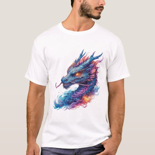 Drakekop Met Felle Ogen T-shirt (Voorkant)