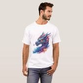 Drakekop Met Felle Ogen T-shirt (Voorkant volledig)