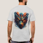 Drakekop Met Felle Ogen T-shirt (Achterkant)