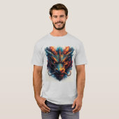 Drakekop Met Felle Ogen T-shirt (Voorkant volledig)