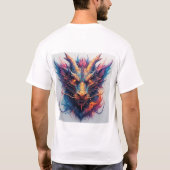 Drakekop Met Felle Ogen T-shirt (Achterkant)