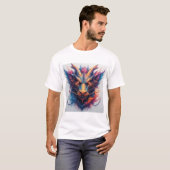Drakekop Met Felle Ogen T-shirt (Voorkant volledig)