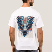 Drakekop Met Felle Ogen T-shirt (Achterkant)
