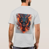Drakekop Met Felle Ogen T-shirt (Achterkant)