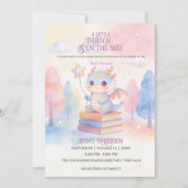 Draken Baby Shower Uitnodiging (Voorkant)