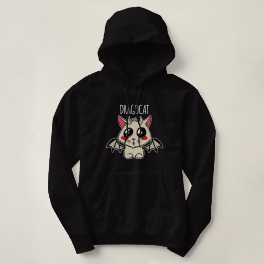 Draken Dragon Cat Dragon Slayer Dungeon Hoodie (Design voorkant)