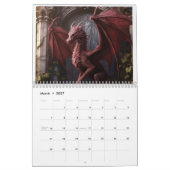 Draken Een Voldoende 12 Maanden Kalender (Mar 2027)