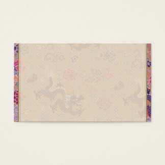 Draken en bloemen visitekaartjes