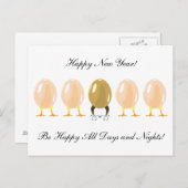 draken en kippen aangepaste ansichtkaart feestdagenkaart (Voorkant / Achterkant)