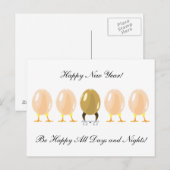 draken en kippen op maat gemaakte ansichtkaart feestdagenkaart (Voorkant / Achterkant)