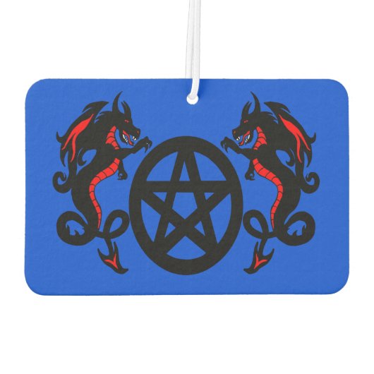 Draken en Pentacle auto luchtverfrisser (Achterkant)
