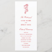 Draken en Phoenix | Trouwprogramma Programmakaart (Voorkant)