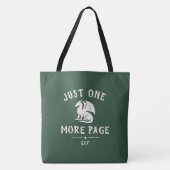 Draken Fantasy Boekliefhebbers Monogram Tote Bag (Voorkant)