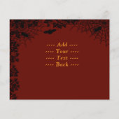 Draken - Fijne Halloween! Vandaag ga ik koken Flyer (Achterkant)