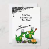 Draken - Fijne Halloween! Vandaag ga ik koken Notitiekaartje (Voorkant)