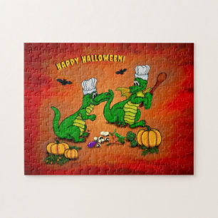 Draken - Gelukkig Halloween ! Vandaag zal ik koken Legpuzzel