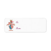 Draken houden ook van Kerstmis! Etiket (Voorkant)