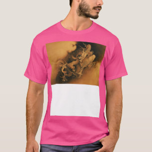 draken in de wolken japanse  kunst t-shirt