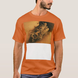 draken in de wolken japanse kunst t-shirt
