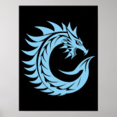 Draken Letter C, Draken Alfabet, Monogram Poster (Voorkant)