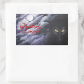 Draken Maan Boek Label Sticker (Tas)
