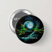 Draken Maan dans Ronde Button 5,7 Cm (Voorkant /achterkant)