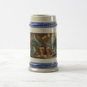 Draken met een pint ontwerp van Rich AMeN Gill Bierpul (Center)