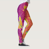 Draken & Monsters op Glitter Leggings (Rechts)