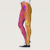 Draken & Monsters op Glitter Leggings (Links)
