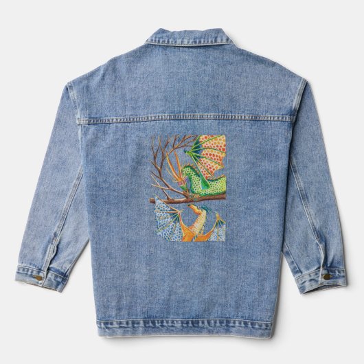 Draken ontmoeten Denim jas Denim Jacket (Achterkant)