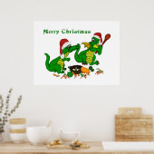 Draken - Prettig kerstfeest ! - vandaag ga ik koke Poster (Keuken)