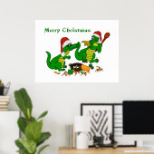 Draken - Prettig kerstfeest ! - vandaag ga ik koke Poster (Thuiskantoor)