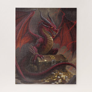 Draken Schat Raadsel Legpuzzel