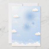 Draken Sprookje Dragon Baby shower Kaart (Achterkant)