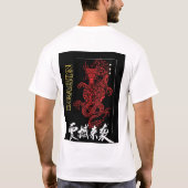 draken T-shirt ontwerp (Achterkant)