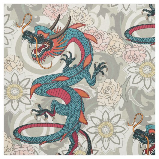 draken-tatoeage licht stof (Swatch)