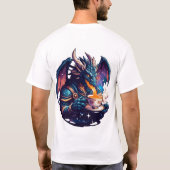 Draken Theetijd | Dragon Brewing Tea T-shirt (Achterkant)