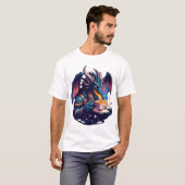 Draken Theetijd | Dragon Brewing Tea T-shirt (Voorkant volledig)