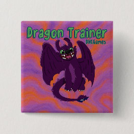 Draken Trainer Knop Vierkante Button 5,1 Cm