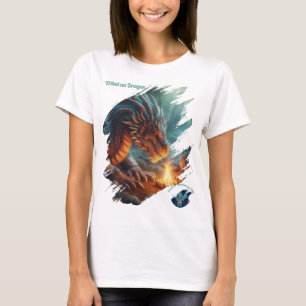 Draken   Tribale Vuurdraak Fantasie Kunst  T-shirt