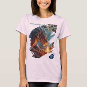 Draken   Tribale Vuurdraak Fantasie Kunst  T-shirt