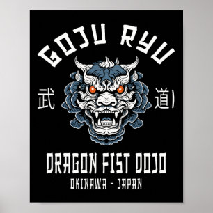 Draken Vuist Dojo Goju Ryu Karate Poster